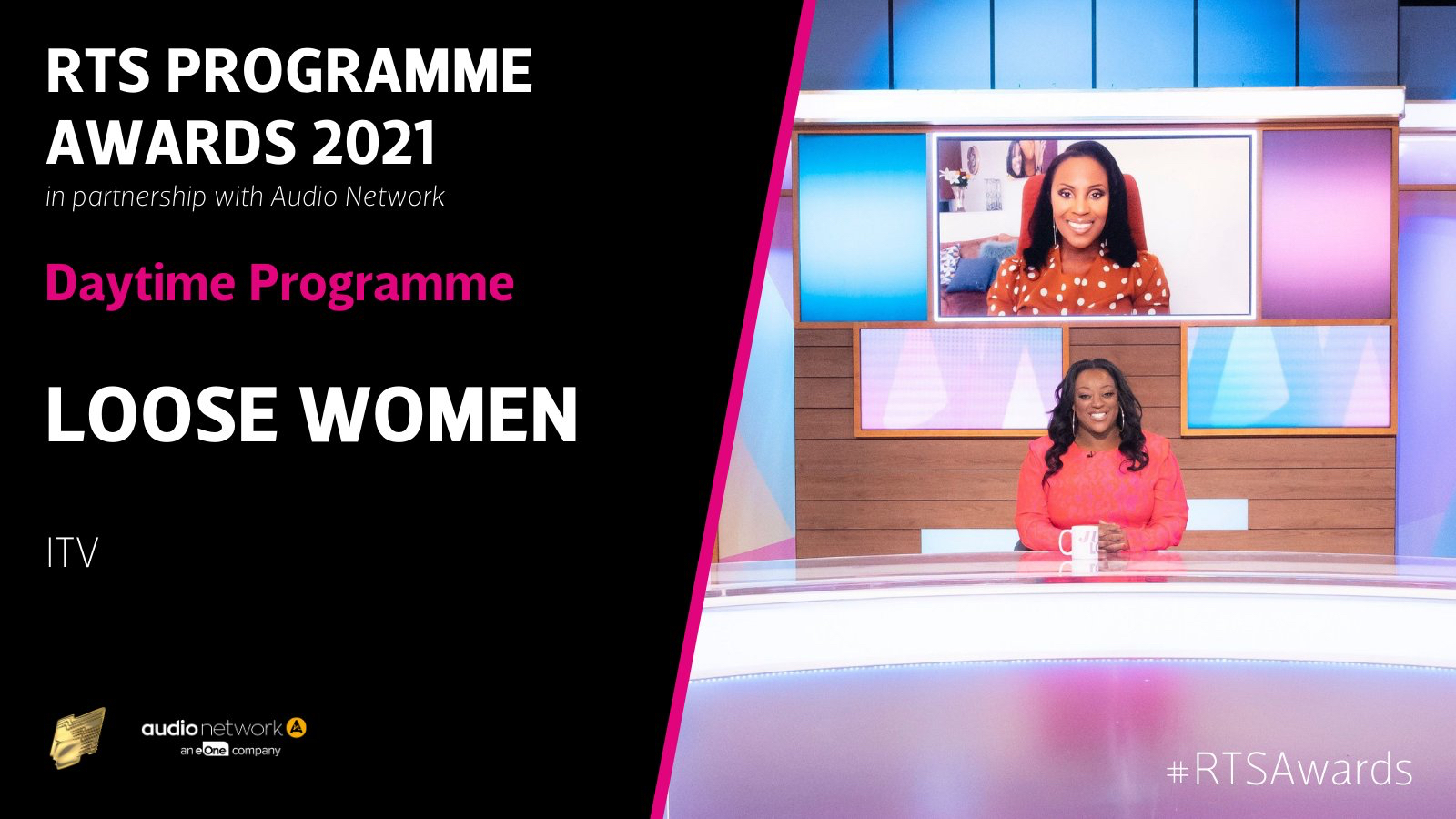 Loose Women wins RTS Award for ‘Best Daytime Programme’